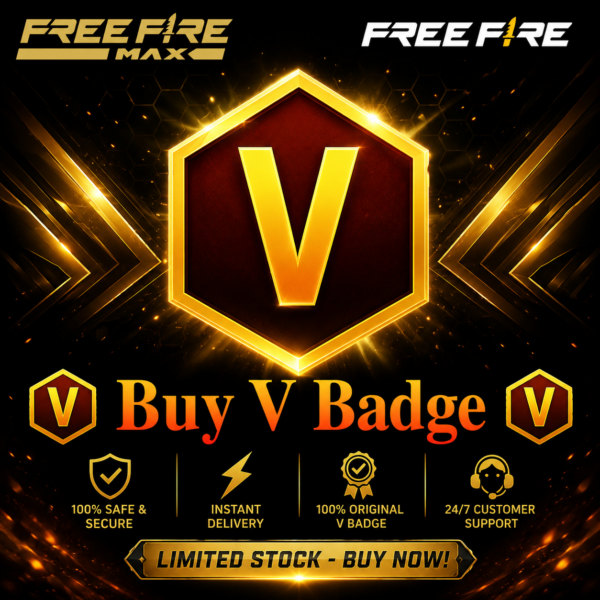 V Badge | Buy Or Purchase V Badge : Garena Free Fire